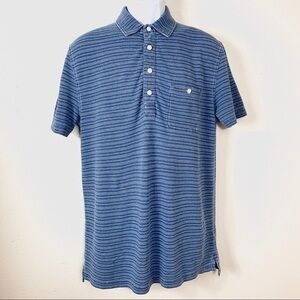 J.Crew Indigo blue Line short sleeve size M